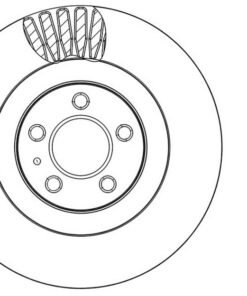 StopTech Slotted & Drilled Sport Brake Rotor - 2015 Ford Mustang Non-Brembo - Front Left