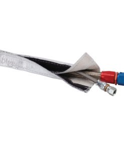 DEI Heat Shroud 3/4in I.D. x 3ft - Aluminized Sleeving-Hook and Loop Edge