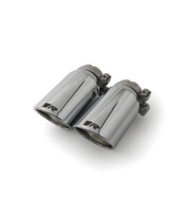 Remus Stainless Steel 84mm Angled Rolled Edge Chrome Tail Pipe Set (Pair)