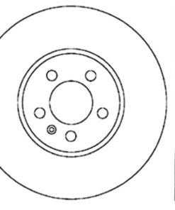 StopTech 6/99-08 VW Beetle / 03-10 Beetle Conertible / 12/98-06 Golf GTI Left Front Drilled Rotor