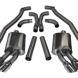 Corsa 12-13 Chevrolet Camaro Coupe ZL1 6.2L V8 Polished Sport Cat-Back + XO Exhaust