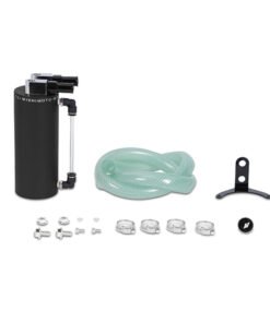 Mishimoto Small Aluminum Oil Catch Can - Wrinkle Black