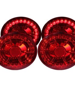 ANZO 2005-2010 Chevrolet Corvette LED Taillights Red 4pc