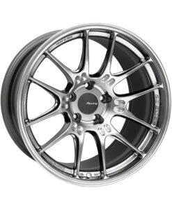 Enkei GTC02 18x10.5 5x114.3 15mm Offset 75mm Bore Hyper Silver Wheel