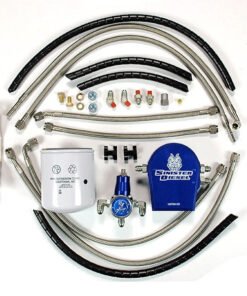 Sinister Diesel 99-03 Ford 7.3L (w/ Integrated Fuel Filter) Regulated Fuel Return Kit
