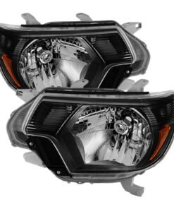Xtune Toyota Tacoma 2012-2015 OEM Style Headlights Black HD-JH-TTA12-AM-BK
