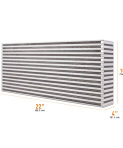 Mishimoto Universal Air-to-Air Intercooler Core - 22in / 10in / 4in