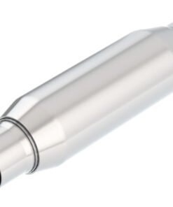 Borla CrateMuffler Resonator Option 2.25in Center/Center 3.5in Round x 10in