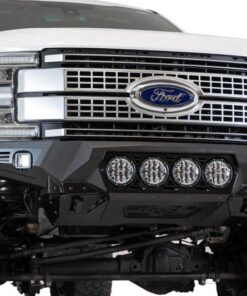 Addictive Desert Designs 17-20 Ford Super Duty Bomber Front Bumper w/ Mounts For 4 Rigid 360 6in