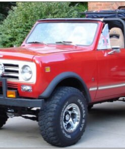 Bushwacker 72-80 International Scout II Extend-A-Fender Style Flares 2pc - Black