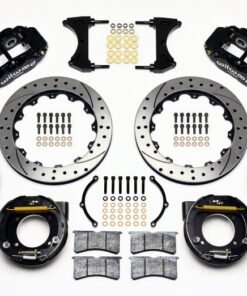 Wilwood Narrow Superlite 4R Rear P-Brk Kit 12.88in Drilled Chevy C-10 2.42 Offset 5-lug