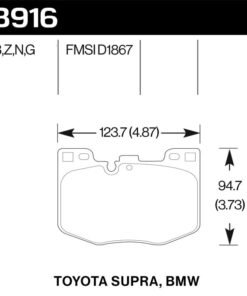 Hawk 2020 Toyota Supra / 19-20 BMW Z4 PC Street Front Brake Pads