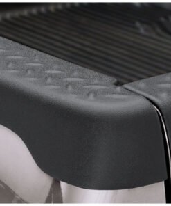Bushwacker 97-04 Dodge Dakota Fleetside Bed Rail Caps 78.0in Bed - Black