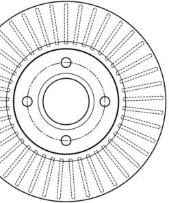 Stoptech 14-16 Ford Fiesta Front Cryo Rotor