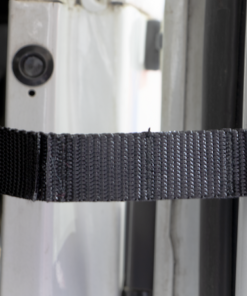 Kentrol Jeep Wrangler TJ Polished Stainless Door Strap Kit Polished Stainless Steel