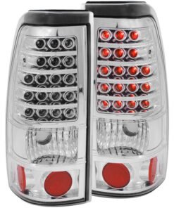 ANZO 1999-2007 Chevrolet Silverado 1500 LED Taillights Chrome