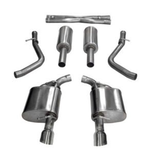 Corsa 17-18 Dodge Charger 5.7L V8 Xtreme Cat-Back Dual Rear Exit w/4.5in Polished Tips