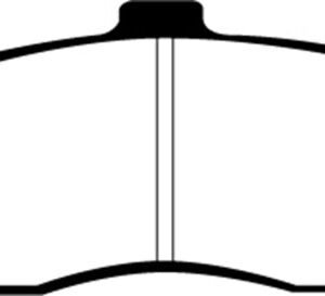 EBC 03-04 Cadillac XLR 4.6 Greenstuff Front Brake Pads