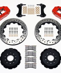 Wilwood Narrow Superlite 6R Front Hat Kit 13.06in Drilled Red 98-02 Camaro/Firebird