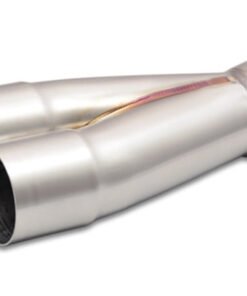 Vibrant 2-1 SS Merge Collectors (2in Inlet Slipover ID 2-1/2in Outlet OD) - Sold Individually