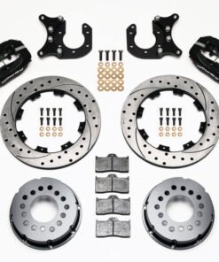Wilwood Forged Dynalite P/S Rear Kit Drilled Rotor New Big Ford 2.50in Offset