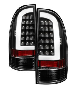xTune Toyota Tacoma 05-15 Tail Lights - Light Bar LED - Black ALT-ON-TT05-LBLED-BK