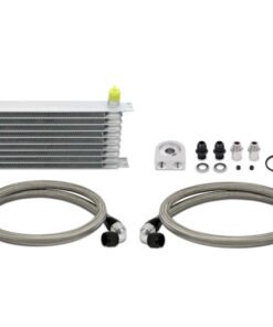 Mishimoto Universal 10 Row Oil Cooler Kit (Metal Braided Lines)