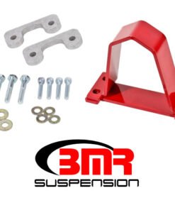 BMR 16-17 6th Gen Camaro Front Driveshaft Safety Loop - Red