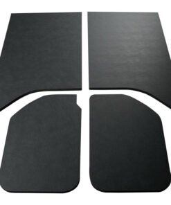 DEI 11-18 Jeep Wrangler JK 2-Door Leather Look Headliner Black 4 Piece