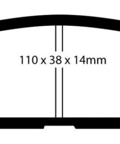 EBC 12+ Subaru BRZ 2.0 (solid rear rotors) Ultimax2 Rear Brake Pads