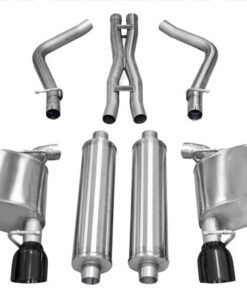 Corsa 11-13 Chrysler 300 R/T 5.7L V8 Black Xtreme Cat-Back Exhaust
