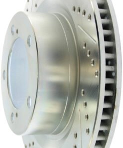 StopTech Select Sport 07-17 Toyota Tundra Drilled and Slotted Sport Right Front Rotor