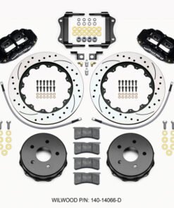 Wilwood Narrow Superlite 4R Rear Kit 14.00in Drilled 2007-up Jeep JK w/Lines