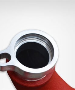 Injen 15-16 BMW M3(F80)/M4 (F82/83) 3.0L L6 Twin Turbo 2PC Aluminum Int. Charge Pipe - Wrinkle Red