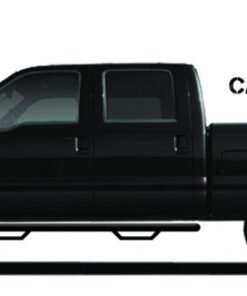 N-Fab Nerf Step 07-17 Toyota Tundra Double Cab - Tex. Black - Cab Length - 3in