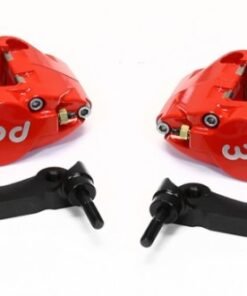 Wilwood Narrow Superlite 4R Rear Caliper & Bracket Kit - Red 97-13 C5/C6 Corvette w/ OEM Rotors