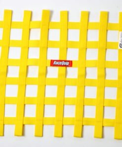 RaceQuip Yellow 18in H x 24W SFI Ribbon Window Net