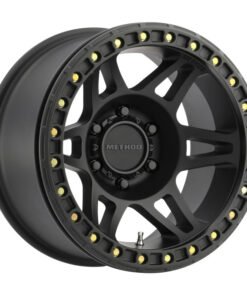 Method MR106 Beadlock 17x9 -44mm Offset 5x5 71.5mm CB Matte Black w/BH-H24125 Wheel