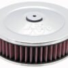 K&N 2-5/8in Flange 7in Diameter 3in Height Round Air Filter Assembly w/ Vent