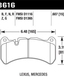 Hawk 13-14 Ford Mustang GT500 HPS 5.0 Street Front Brake Pads