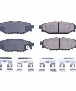 Power Stop 13-16 Subaru BRZ Rear Z17 Evolution Ceramic Brake Pads w/Hardware