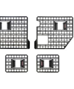 BuiltRight Industries 2017+ Ford F-250/350/450 Full Bedside Rack - 4pc