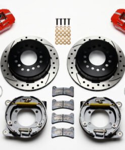 Wilwood Dynapro Low-Profile 11.00in P-Brake Kit Drill-Red 93-97 Camaro/Firebird 2.75in Offset