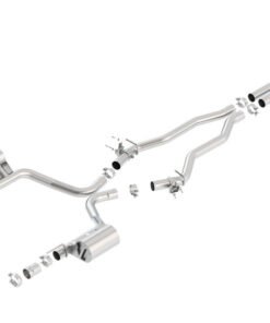 Borla 15-16 Dodge Charger SRT 392 6.4L No Tip Single Split Rear Exit ATAK w/ Valves Exhaust