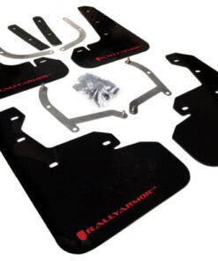 Rally Armor 2017+ Subaru Impreza UR Black Mud Flap w/ Red Logo