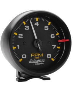 Autometer Autogage Black 8,000 RPM Pedestal Mount Tachometer