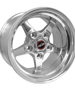 Race Star 92 Drag Star 17x10.5 5x5.5bc 6.5bs Direct Drill Dark Star Polished Wheel