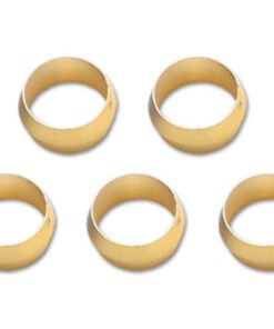 Vibrant Brass Olive Inserts 5/16in - Pack of 5
