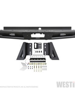 Westin 19-20 Ford Ranger Outlaw Rear Bumper - Textured Black