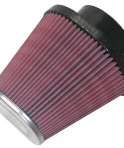 K&N Universal Chrome Filter Oval Tapered 7.063in Base O/S L X 5.469in Base O/S W x 8.031in H